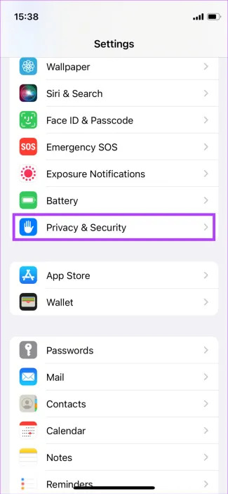 enable location services on iphone