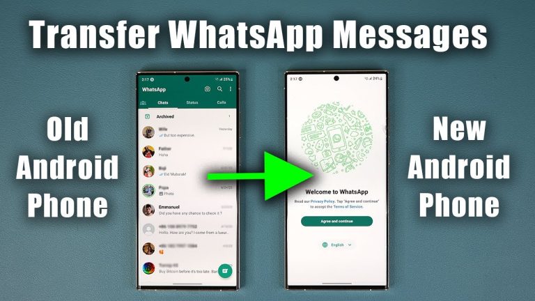 how to transfer whatsapp messages to new phone